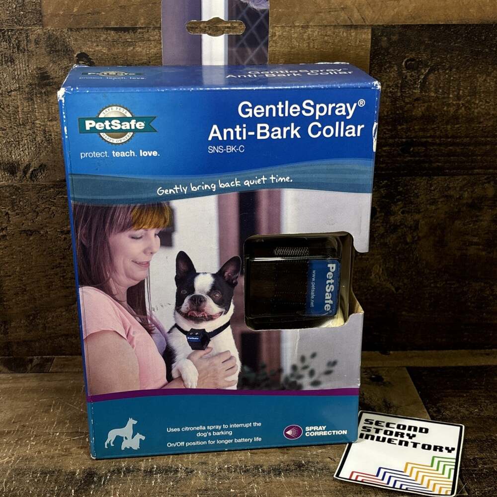 PetSafe Gentle Spray Anti-Bark Dog Collar Model SNS-BK-C - NEW SEALED